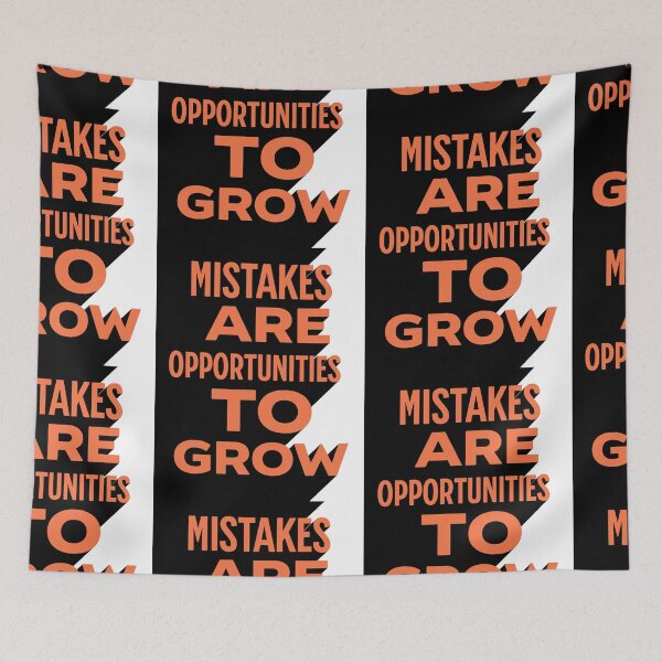 Item preview, Mistakes Are Opportunities To Grow designed and sold by Growthmind7.