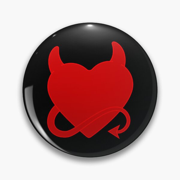 Item preview, halloween devil satan red heart  designed and sold by Gossip Rag.