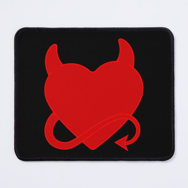 Item preview, halloween devil satan red heart  designed and sold by Gossip Rag.