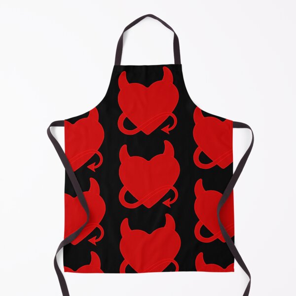 Item preview, halloween devil satan red heart designed and sold by Gossip Rag.