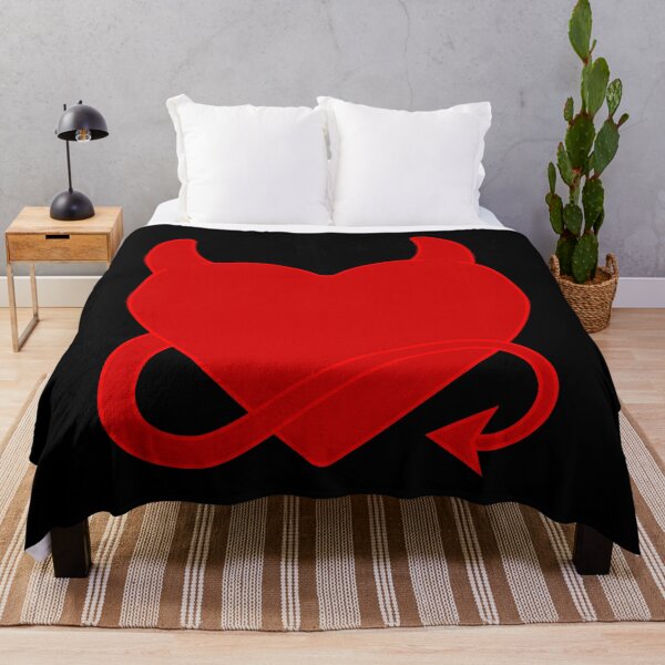 Item preview, halloween devil satan red heart  designed and sold by Gossip Rag.