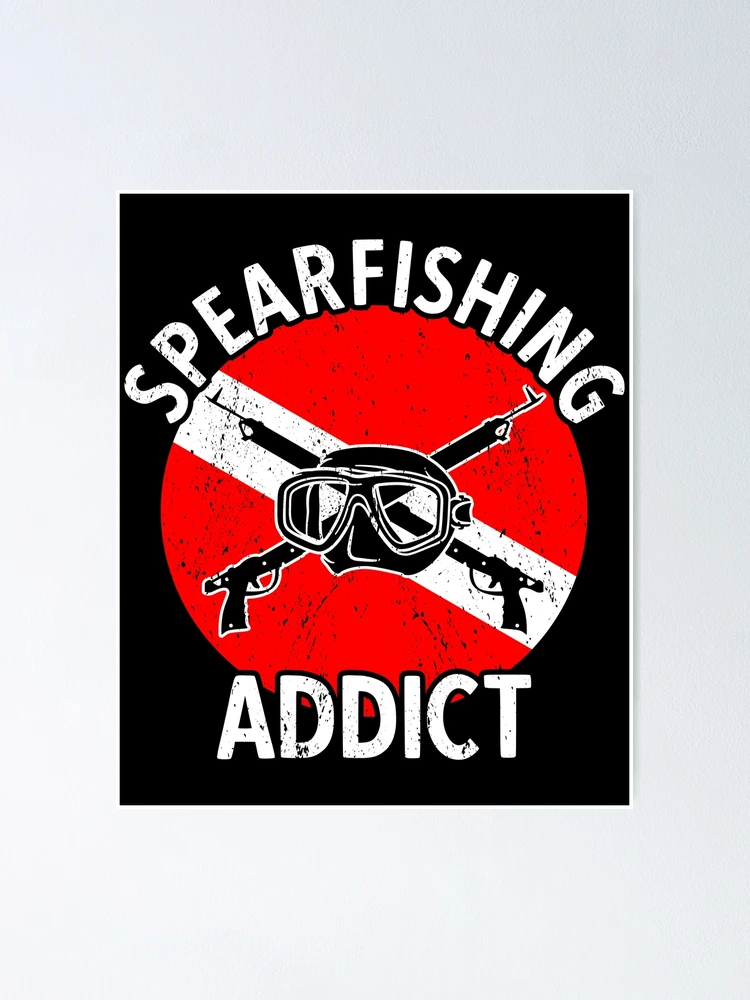 Spearfishing Speargun Spearfisher Poster for Sale by liberosis-art
