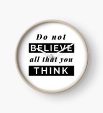 Design Day 63 - Do Not Believe All That You Think - March 4, 2018 Clock