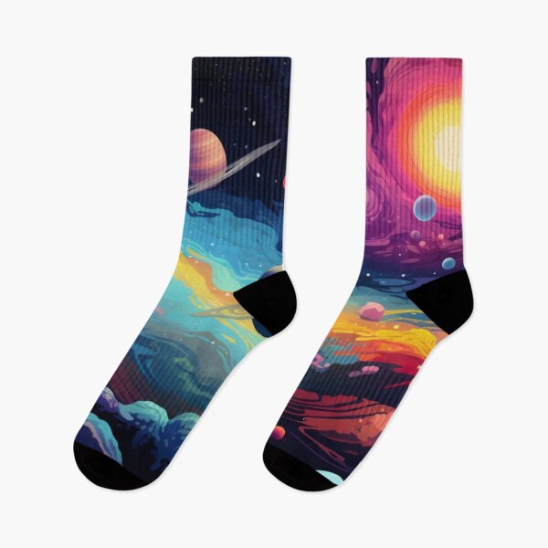 Item preview, Colorful Universe Full of Planets and Stars designed and sold by Imaginaria Inkworks.