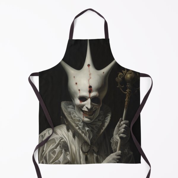 Item preview, The Sinister Jester with a Skull-Topped Staff designed and sold by yourfavdraw.