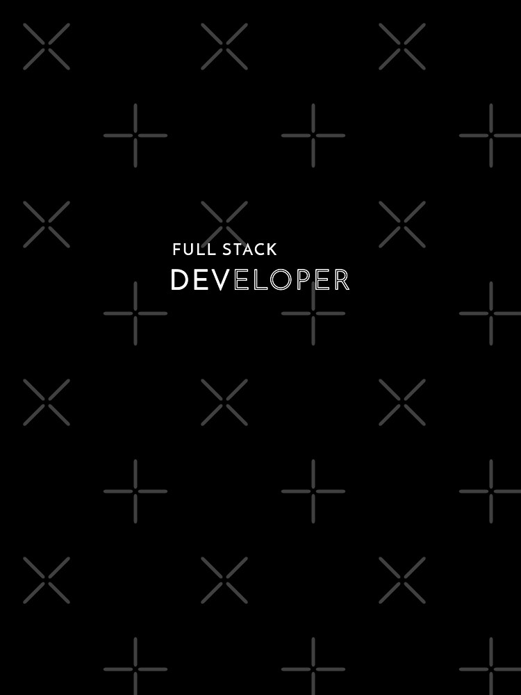Thumbnail 4 of 4, Graphic T-Shirt, Full Stack Developer designed and sold by developer-gifts.