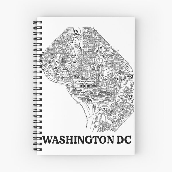Item preview, Washington DC Street Map Art designed and sold by fiberandgloss.