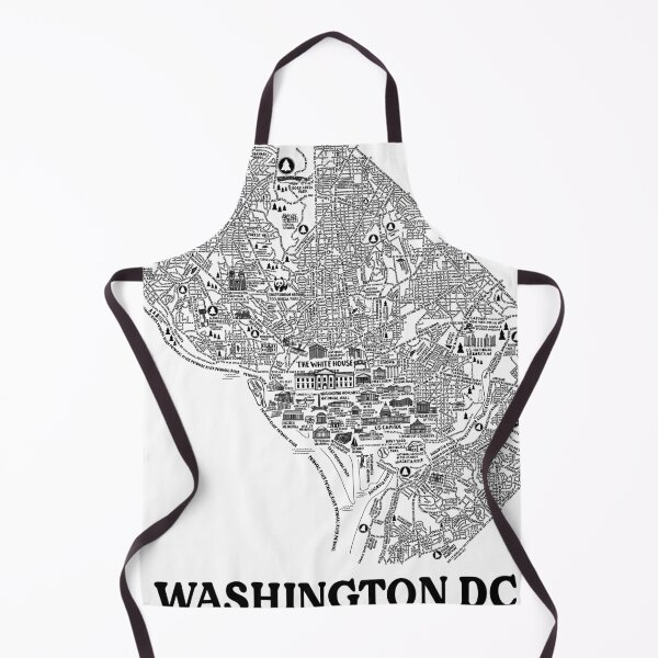 Item preview, Washington DC Street Map Art designed and sold by fiberandgloss.