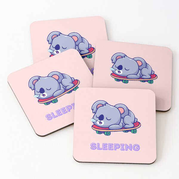 Item preview, Dreamy Koala: Snoozing on Wheels designed and sold by StickerStudio27.