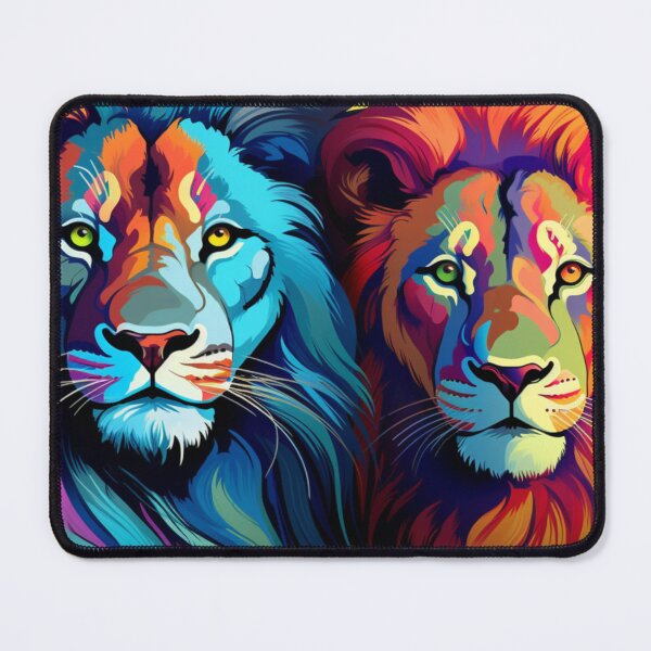 Item preview, Vibrant Lions designed and sold by Imaginaria Inkworks.