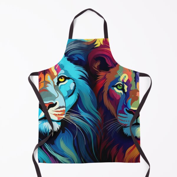 Item preview, Vibrant Lions designed and sold by Imaginaria Inkworks.