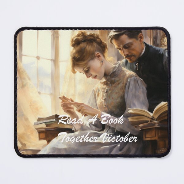 Item preview, Victorian Couple Reading Together Victorian Inspired Art designed and sold by CDC40.