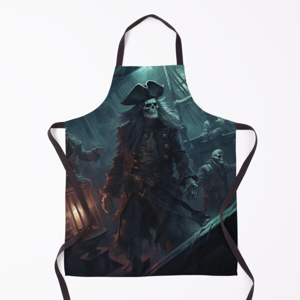 Item preview, The Skeleton Captain and His Ghostly Crew designed and sold by yourfavdraw.