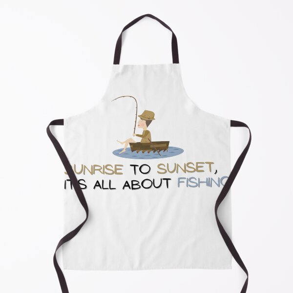 Item preview, SUNRISE TO SUNSET IT'S ALL ABOUT FISHING FUNNY GIFTS FOR ANGLERS designed and sold by light-artist.