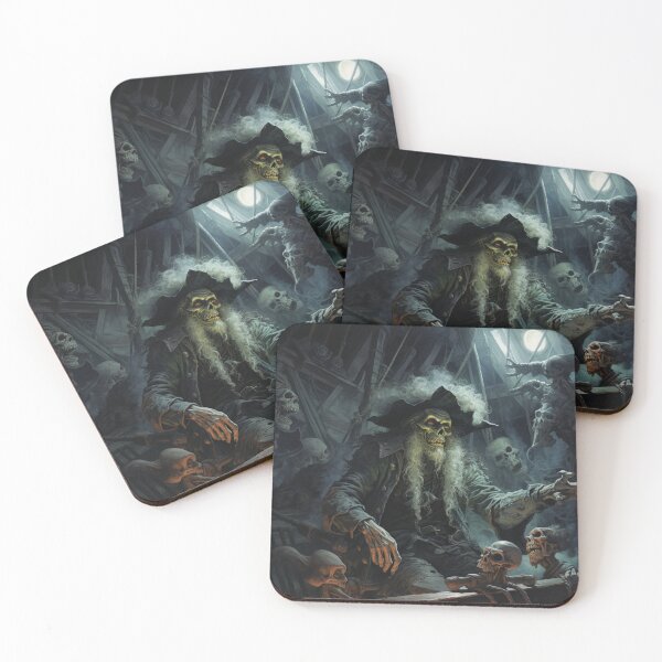 Item preview, Haunted Pirate Captain and His Ghostly Crew designed and sold by yourfavdraw.