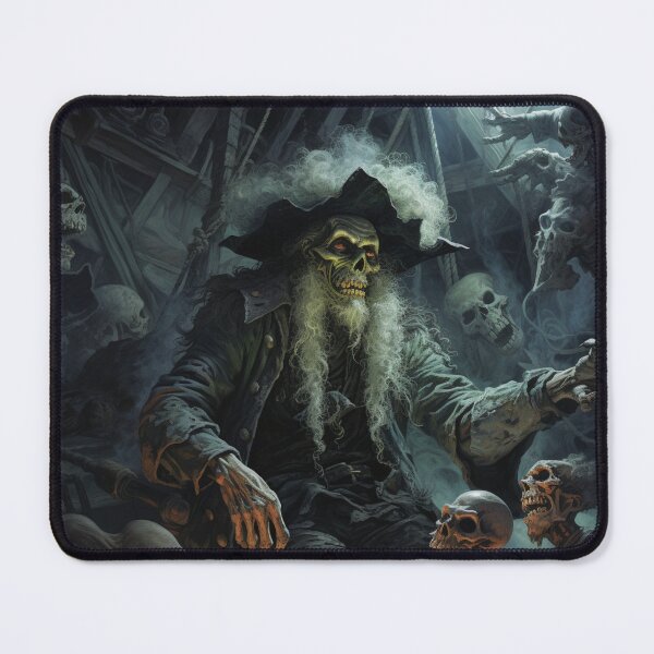 Item preview, Haunted Pirate Captain and His Ghostly Crew designed and sold by yourfavdraw.