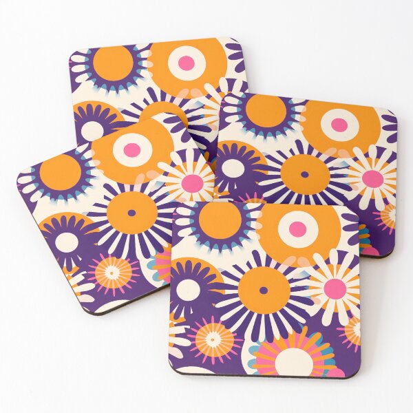Item preview, Flowers digital art design surrealistic 70's designed and sold by Glimpseelemmon.