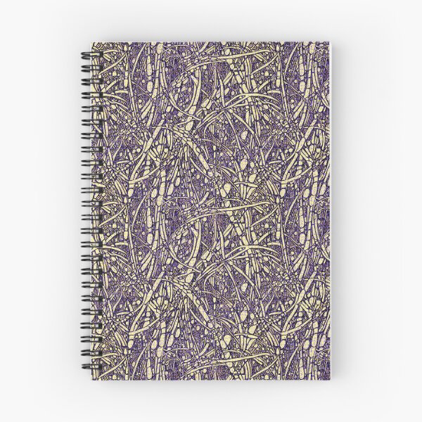 Item preview, Retro pattern No. 16 - Botanical - underground networking designed and sold by TalkingHerds.