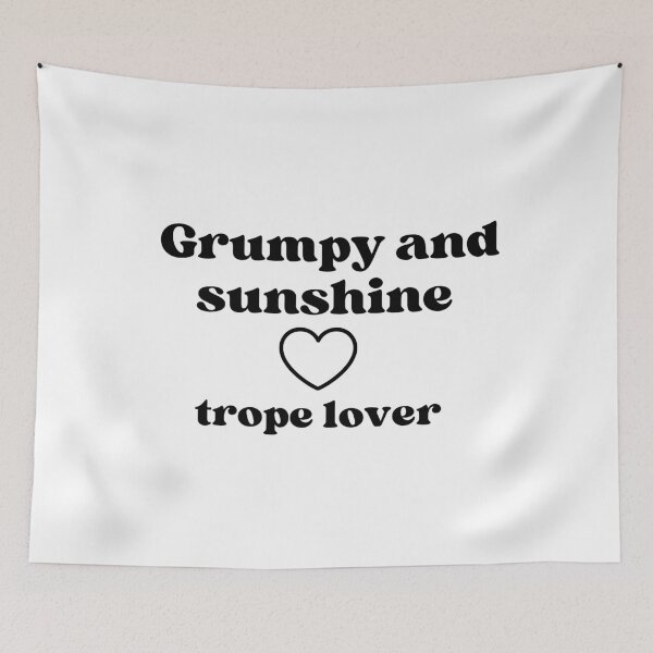 Item preview, Grumpy and Sunshine,Trope lover - Bookish accessories  designed and sold by starcreative22.