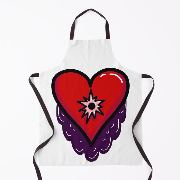 Item preview, heart with hole in the midle, driping purple liquid - broken heart No.4 designed and sold by PizzaAnitashop.