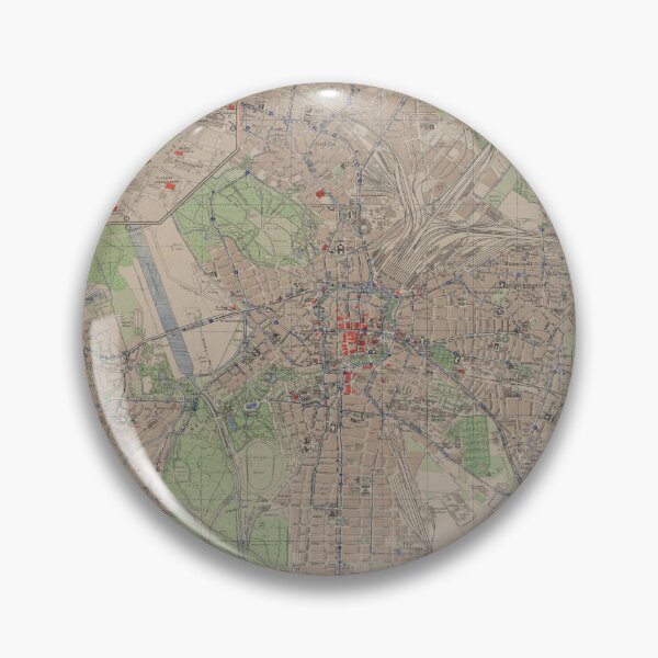 Item preview, Vintage Map of Leipzig Germany (1925) designed and sold by BravuraMedia.