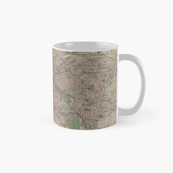 Item preview, Vintage Map of Leipzig Germany (1925) designed and sold by BravuraMedia.