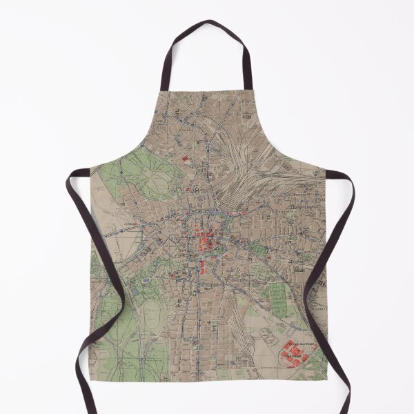 Item preview, Vintage Map of Leipzig Germany (1925) designed and sold by BravuraMedia.