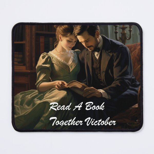 Item preview, Victorian Couple Reading Together Victorian Inspired Art designed and sold by CDC40.