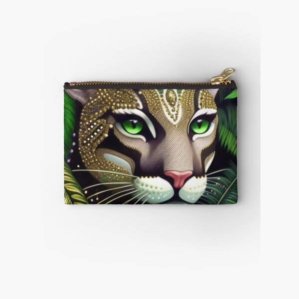 Item preview, Gold rhinestone cougar  designed and sold by Roxburylane.