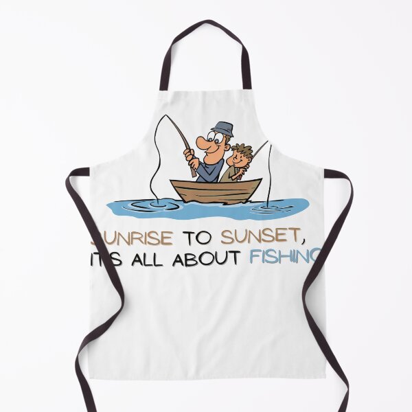 Item preview, SUNRISE TO SUNSET IT'S ALL ABOUT FISHING FUNNY GIFTS FOR ANGLERS designed and sold by light-artist.