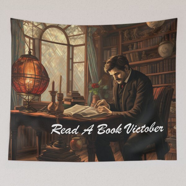 Item preview, Victorian Man Reading Victorian Inspired Art  designed and sold by CDC40.