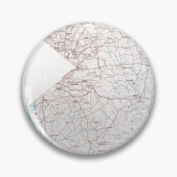 Item preview, Vintage Map of Prince Georges County MD (1979) designed and sold by BravuraMedia.