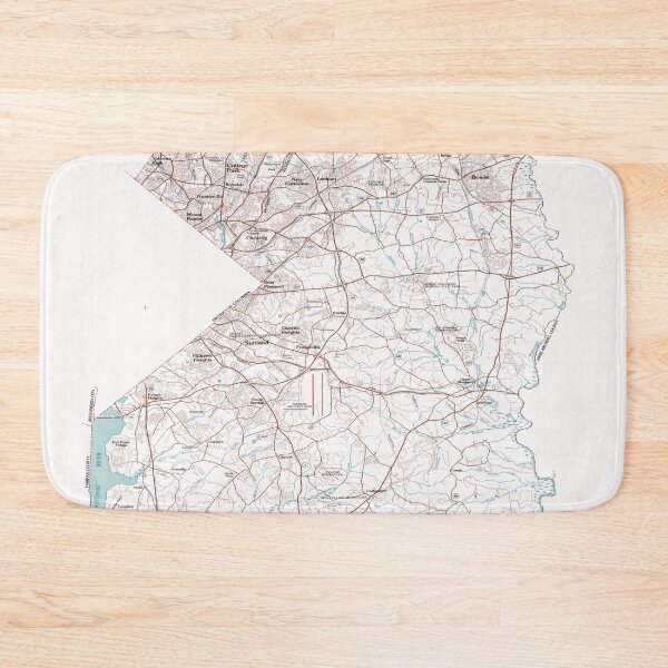 Item preview, Vintage Map of Prince Georges County MD (1979) designed and sold by BravuraMedia.