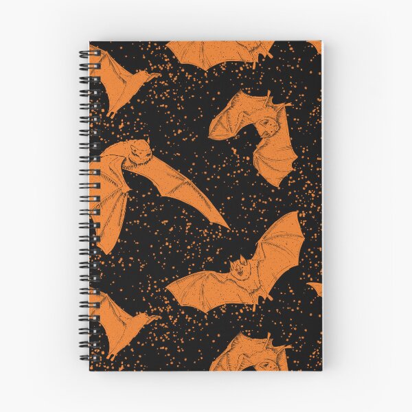 Item preview, Orange Bat Pattern designed and sold by Gemma Compton.
