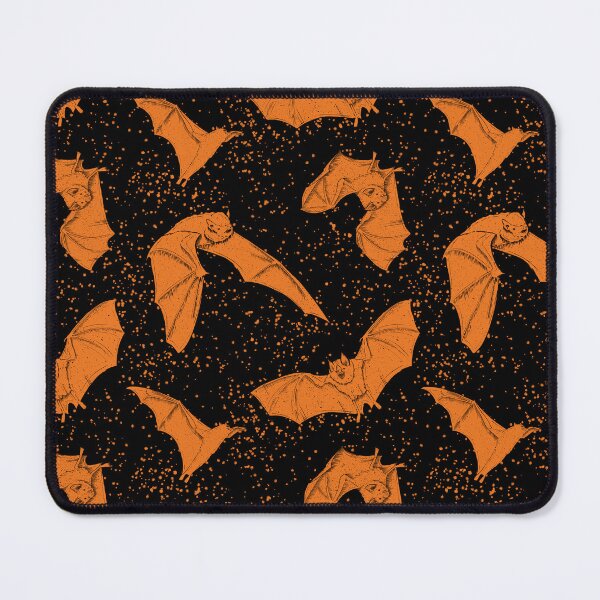 Item preview, Orange Bat Pattern designed and sold by Gemma Compton.