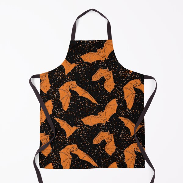 Item preview, Orange Bat Pattern designed and sold by Gemma Compton.