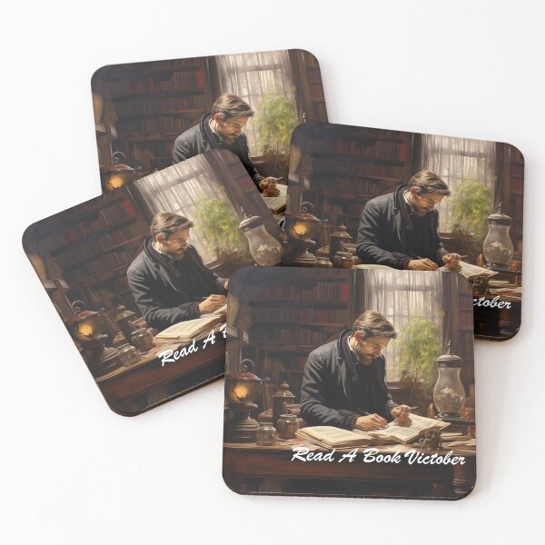 Item preview, Victorian Man Reading And Making Margin Notes Victorian Inspired Art  designed and sold by CDC40.