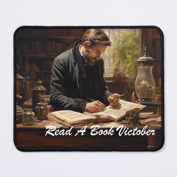 Item preview, Victorian Man Reading And Making Margin Notes Victorian Inspired Art designed and sold by CDC40.