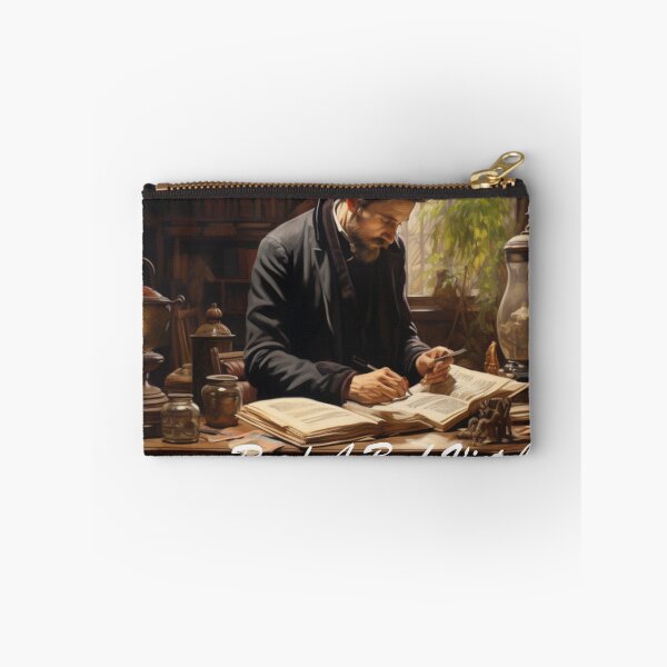 Item preview, Hombre victoriano leyendo y haciendo notas al margen Arte de inspiración victoriana designed and sold by CDC40.