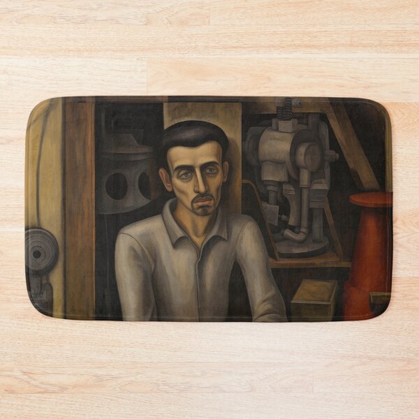 Item preview, Mechanic Taking a Break in Garage designed and sold by YoPedro.