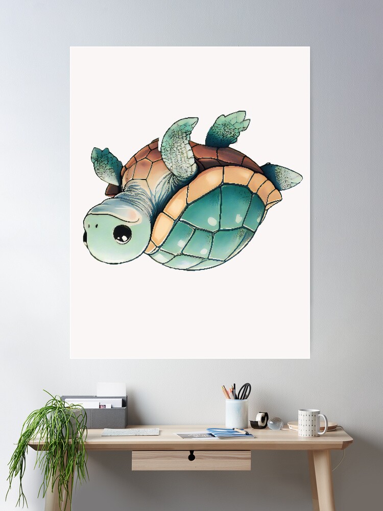 The Stupell Home Decor Collection Sea Turtle on Aged Newspaper Wall Art 