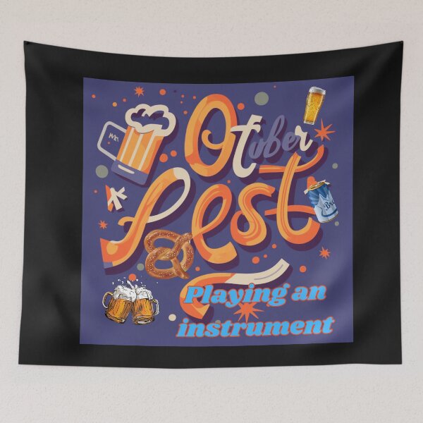 Item preview, OCTOBER FEST PLAYING AN INSTRUMENT,MOM, DAD, GIFT, PYJAMAS designed and sold by carlos crane.