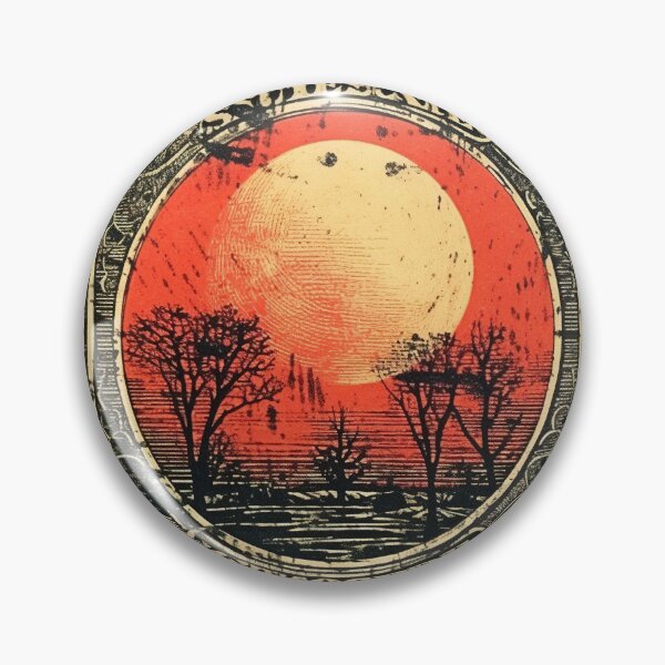 Item preview, Sello de luna de Halloween designed and sold by DesignRebel138.