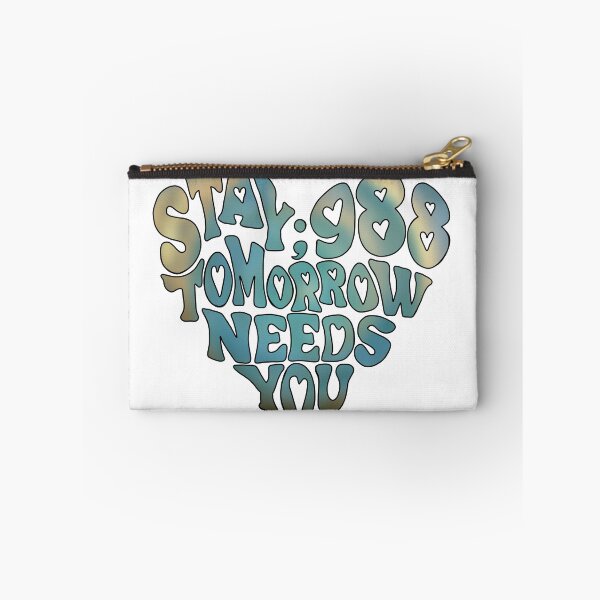 Item preview, 988 Suicide and Crisis Lifeline, Stay; Tomorrow Needs You, mental health, positivity designed and sold by hambydesign.