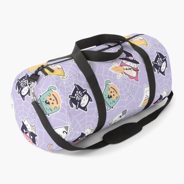 Item preview, Purple Kawaii Smiling Boho Halloween pattern designed and sold by ElLocoMus.