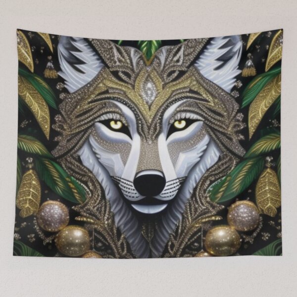 Item preview, Rhinestone wolf  designed and sold by Roxburylane.