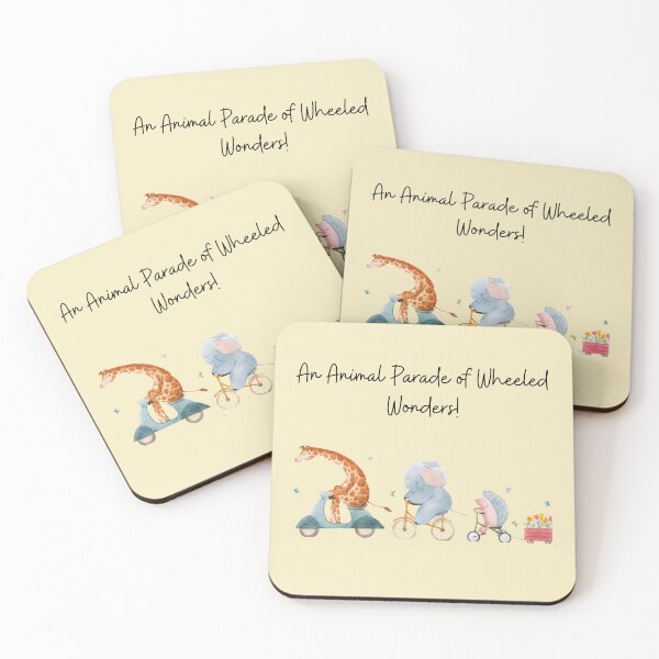 Item preview, Wheels & Wonders: An Animal Parade designed and sold by StickerStudio27.