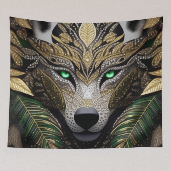 Item preview, Fancy wolf decor  designed and sold by Roxburylane.