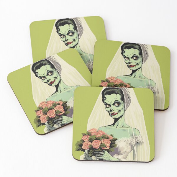 Item preview, Fabulous Zombie Bride Print #2 designed and sold by SparkleArtShop.