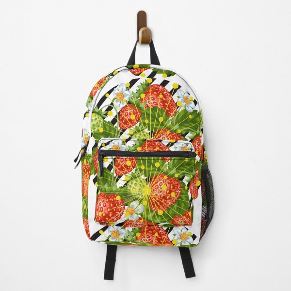 Item preview, Strawberries with black & white stripes designed and sold by oconnelltia.